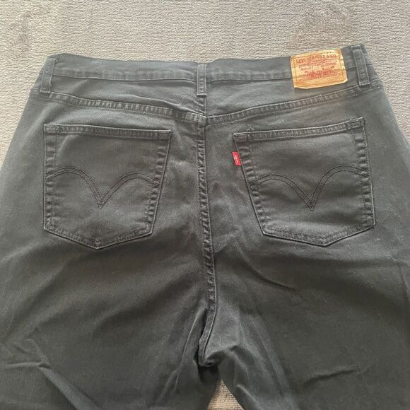 LEVI'S 550 Relaxed Boot Cut Jeans Women's Plus 20 M Black 5 Pocket Design EUC - Picture 11 of 12